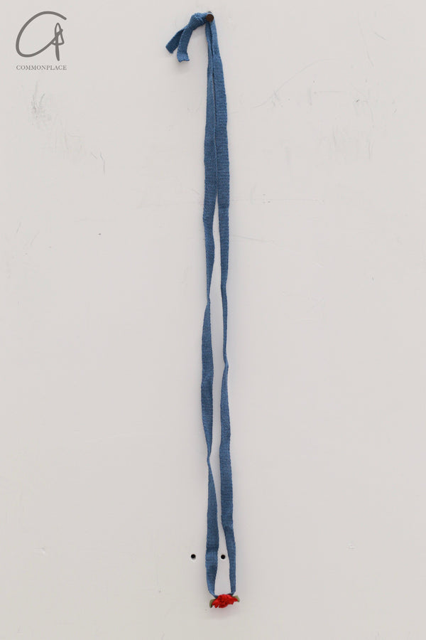 YANYAN KNITS linen necklace YYK-YYW24-0946-LAN blue PYYK1